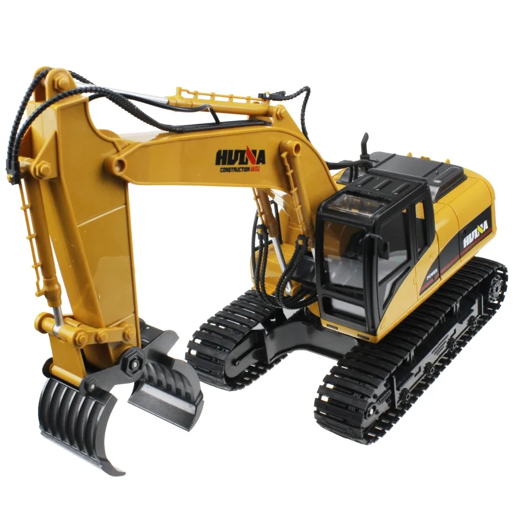 HUINA 1570 16CH RC Лесоматериалы металлические Grab древесины 2 4G 1/14 Инженерная грузовик на