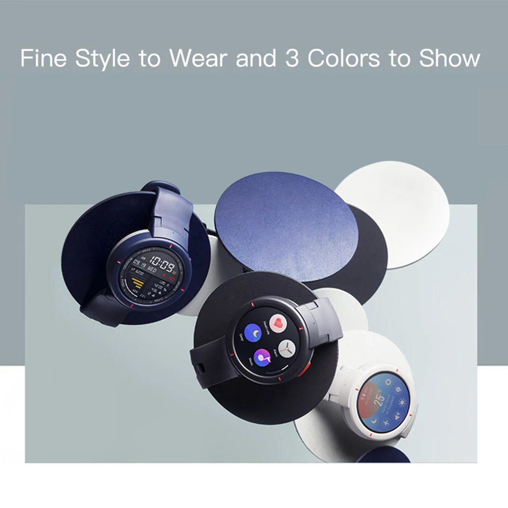 Глобальная версия Huami AMAZFIT Verge 3 GPS Смарт-часы IP68 AMOLED экран ответ на звонки умные