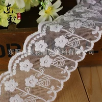 15yard6cm embroidery cotton lace ribbon organza lace diy sewing handmade clothes fashion sleeve pants edge accessories