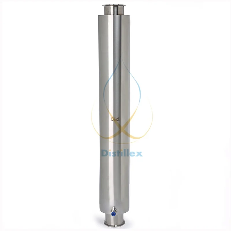 

Dry Ice Sleeve Column (Tube) 3" x 36" Tri-Clamp, Dewax Spool