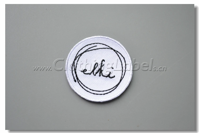 Пользовательские 3D светоотражающие этикетки для вышивки железо на этикетке