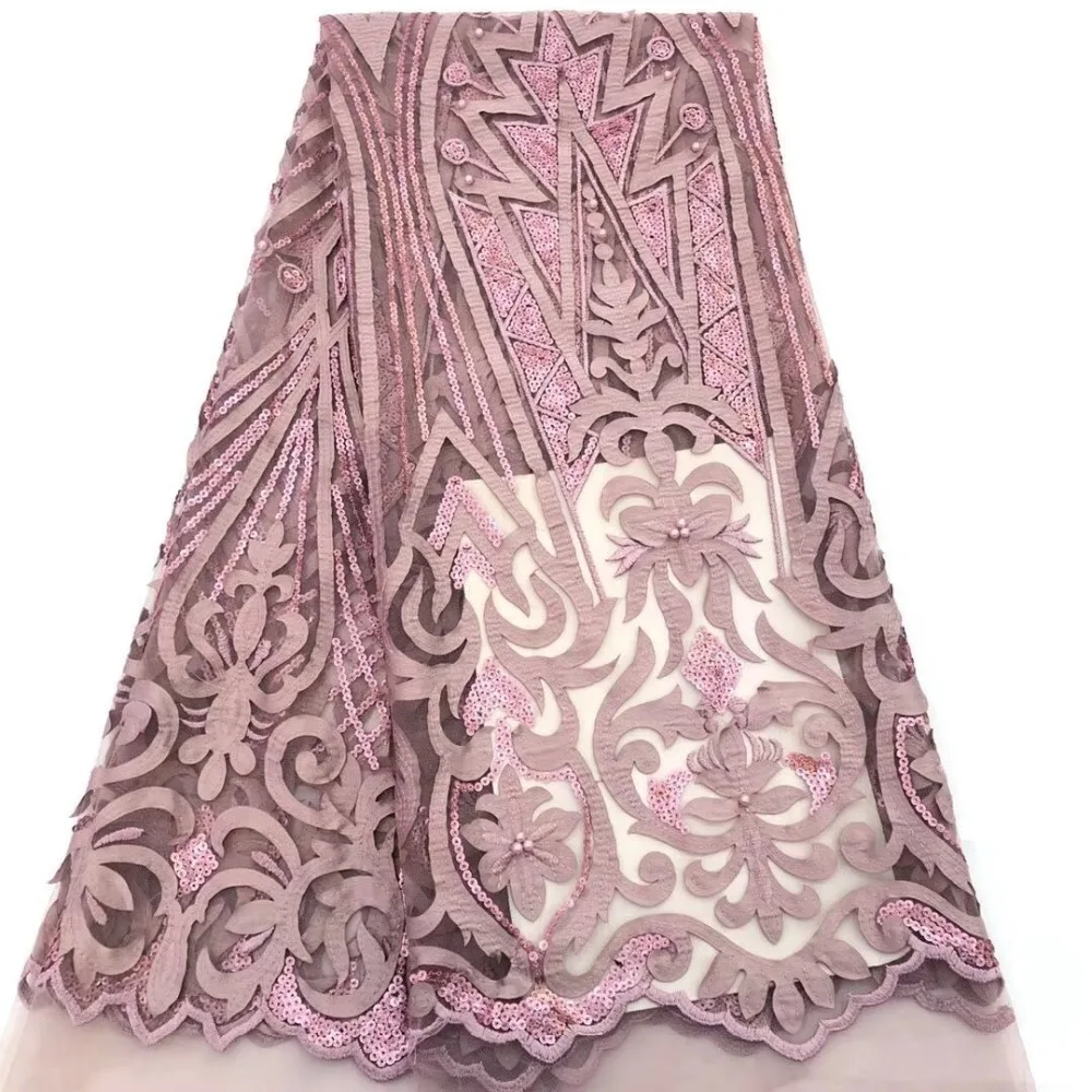 Madison Latest High Quality African French Net Lace Fabricred 3D Afican Fabric Applique For Parties/ Wedding | Дом и сад