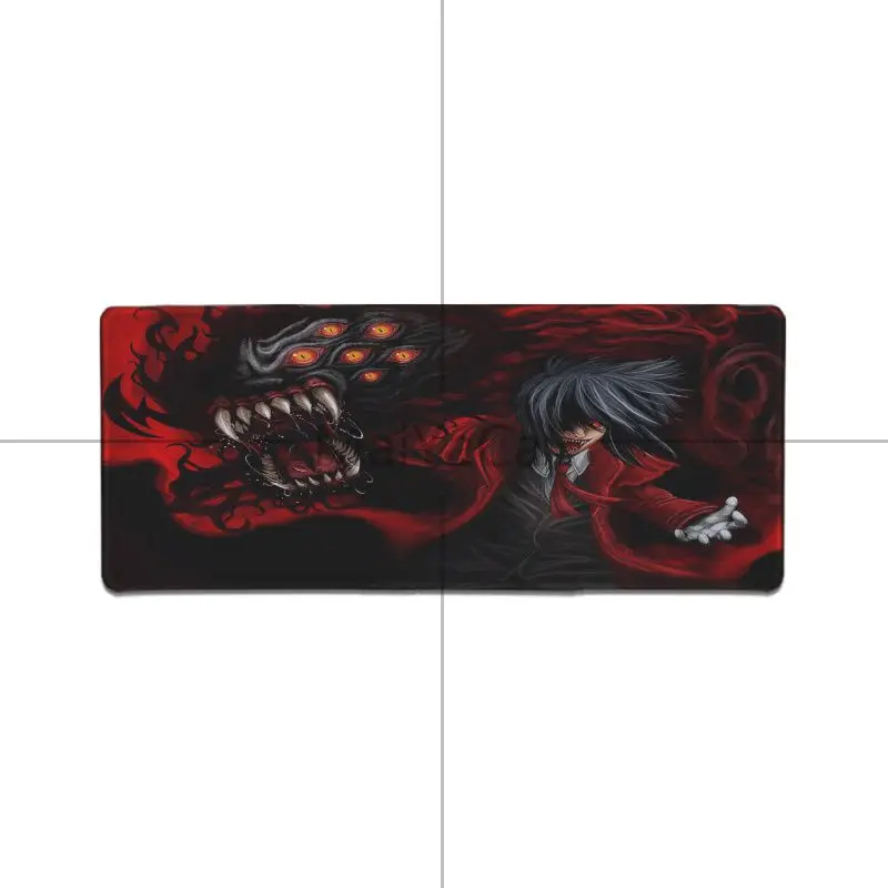 Lock Edge 30x80cm MaiYaCa ваш собственный коврик hellsing большой коврик для мыши PC компьютерный коврик Натуральный каучук игровой коврик для мыши Аниме настольный коврик muismat игровой - Цвет: Lock Edge 30x80cm