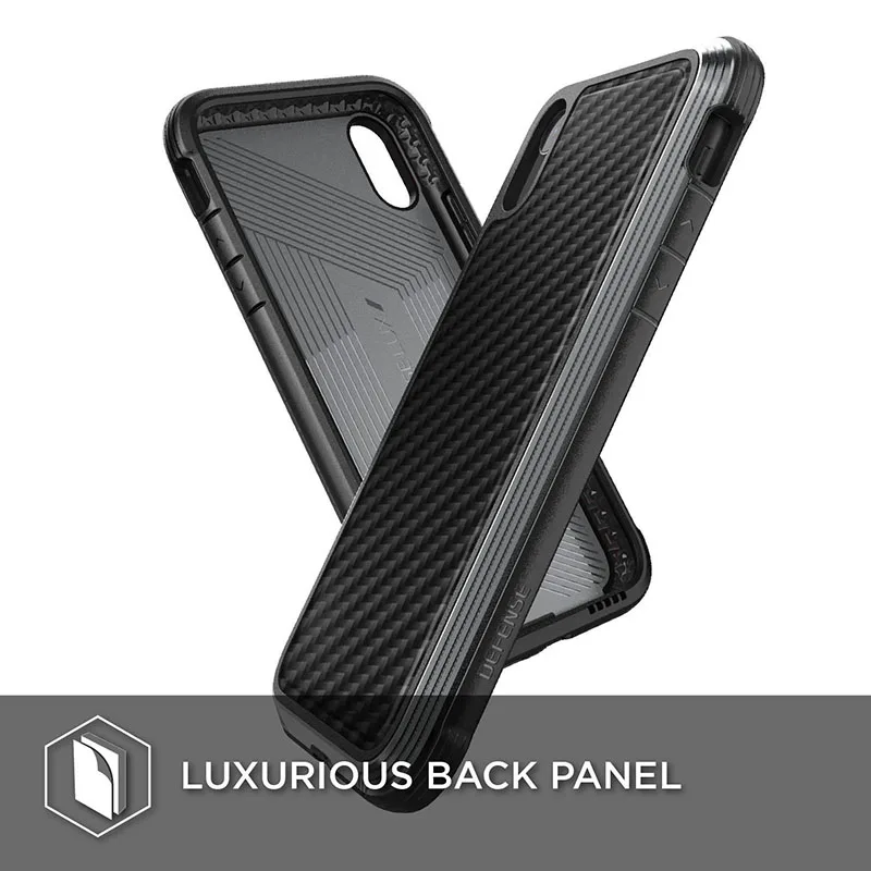 X-Doria защитный чехол для телефона iPhone X Xs Max XR Apple военный армированный Жесткий