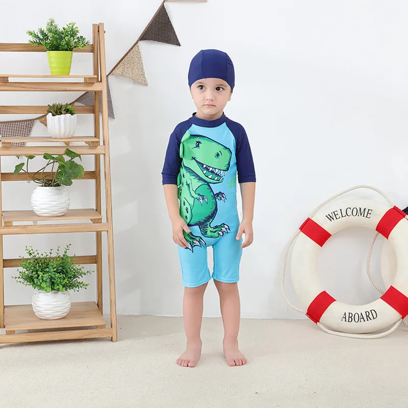 Комплект одежды для маленьких мальчиков летние купальный костюм с коротким