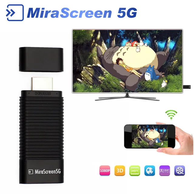 Бренд владелец MiraScreen г 5 Wi Fi беспроводной дисплей ключ Miracast Airplay DLNA HDMI приемник для