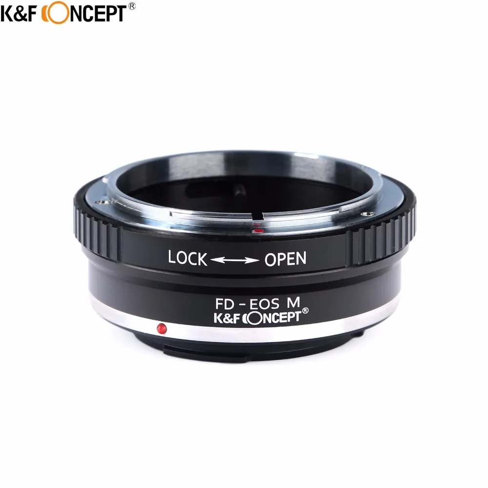 K & F CONCEPT для Canon FD EOS M Camera Lens Adapter Ring монтажа to EF Mount Body|adapter ring|eos meos m canon |