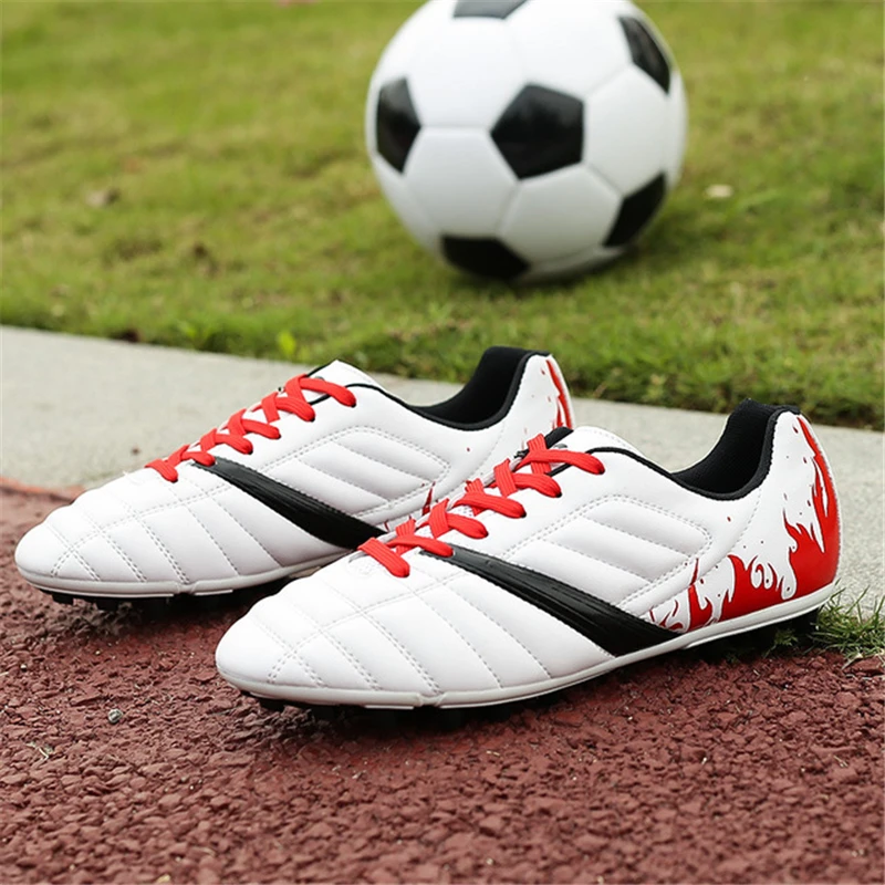 Kids Long Spikes Turf Soccer Shoes Breathable Antiskid Race Training Sneakers Super Light Support Sports Football AA11859 | Спорт и
