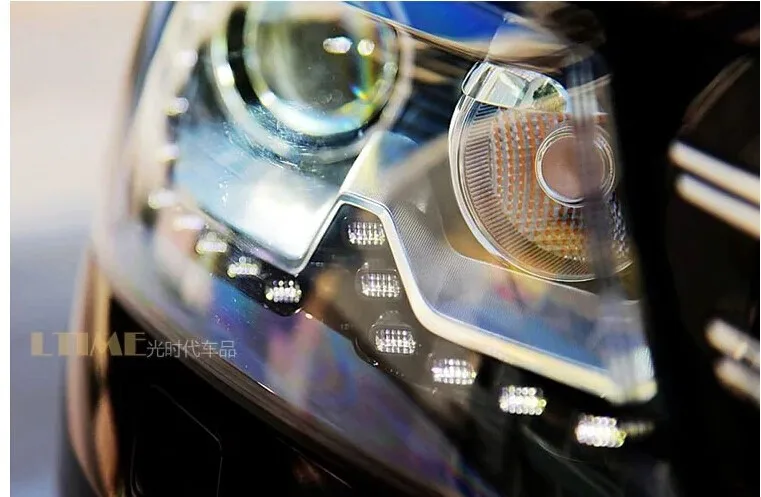 Головной свет 2011- для vw passat B7 фары HID bi xenon объектива passat B7 головы лампы для стайлинга автомобилей U светодиодный СИД DRL HID комплект парковка