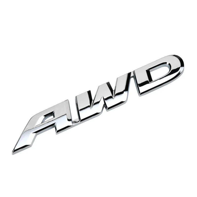 Автомобильная наклейка эмблема для Honda Accord Crosstour CRV AWD V6 Tail Metal/ABS Silver 3 размера