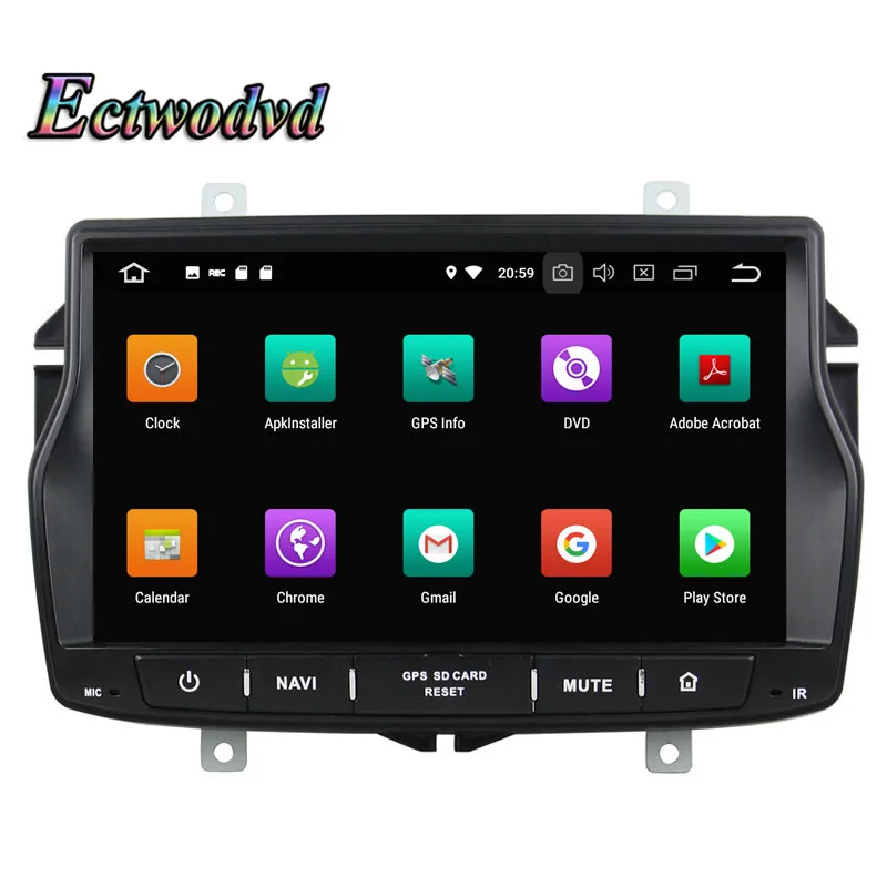 Ectwodvd Восьмиядерный 4G Android 8 0/четырехъядерный 1 Автомобильный мультимедийный dvd