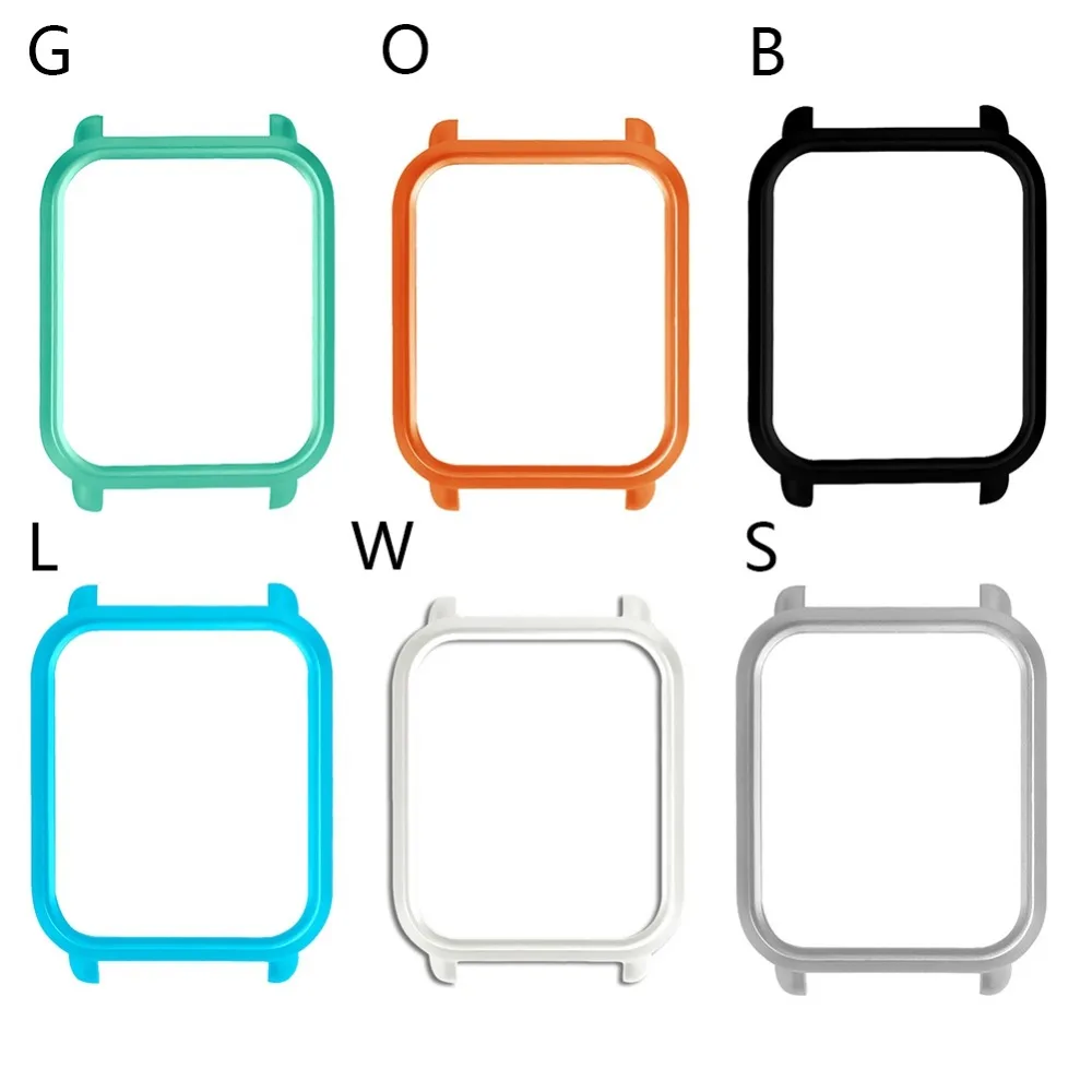 Тонкий защитный чехол умных часов для Huami Amazfit Bip Youth Watch Смарт-часы цветная Рамка PC