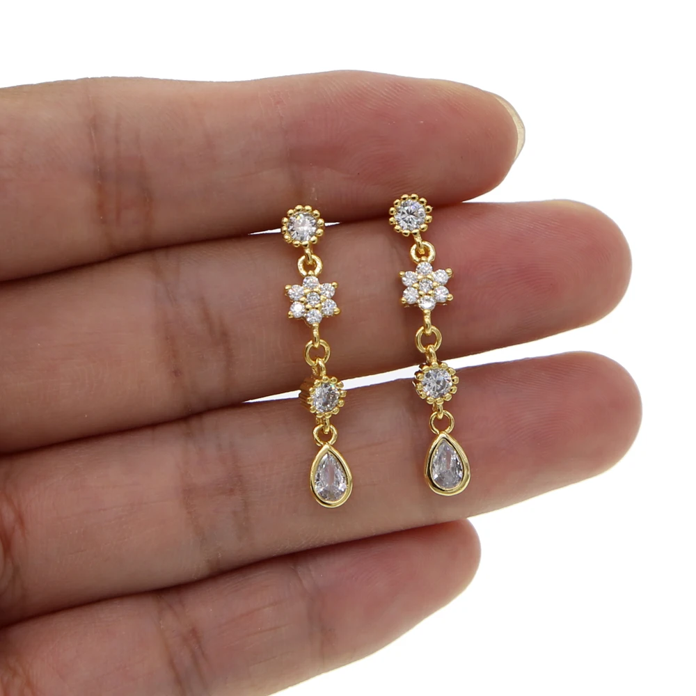 Новинка 2019 лидер продаж модные длинные серьги золотого цвета нежные Изящные