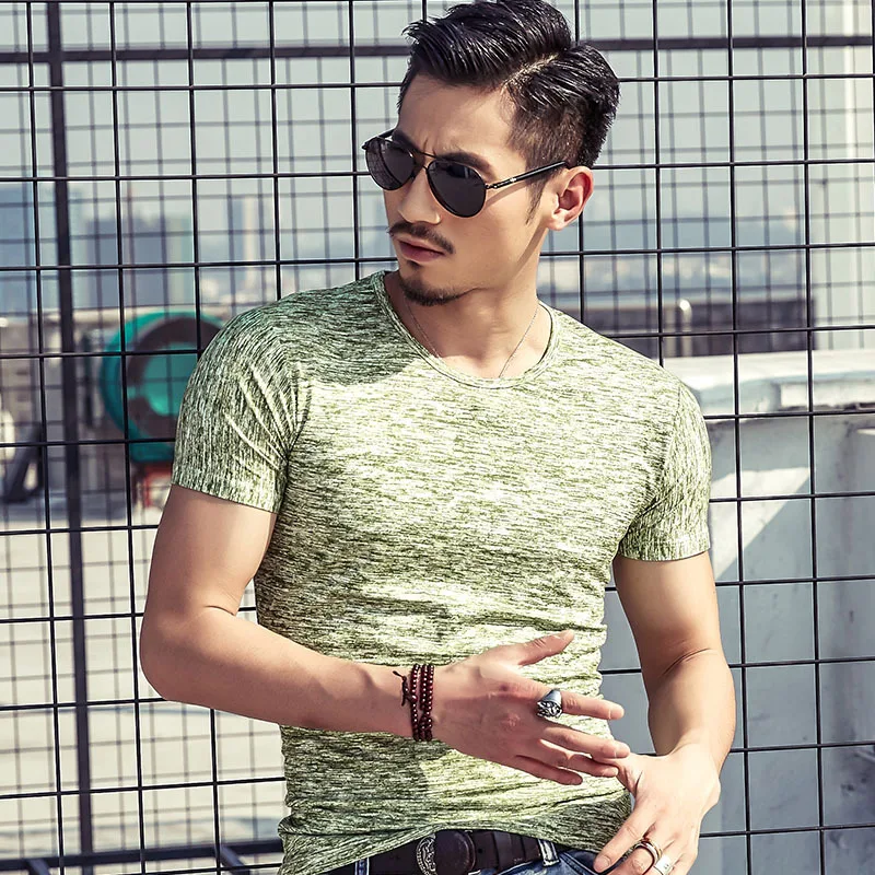Модные мужские футболки летние спортивные уличные мужская одежда с коротким
