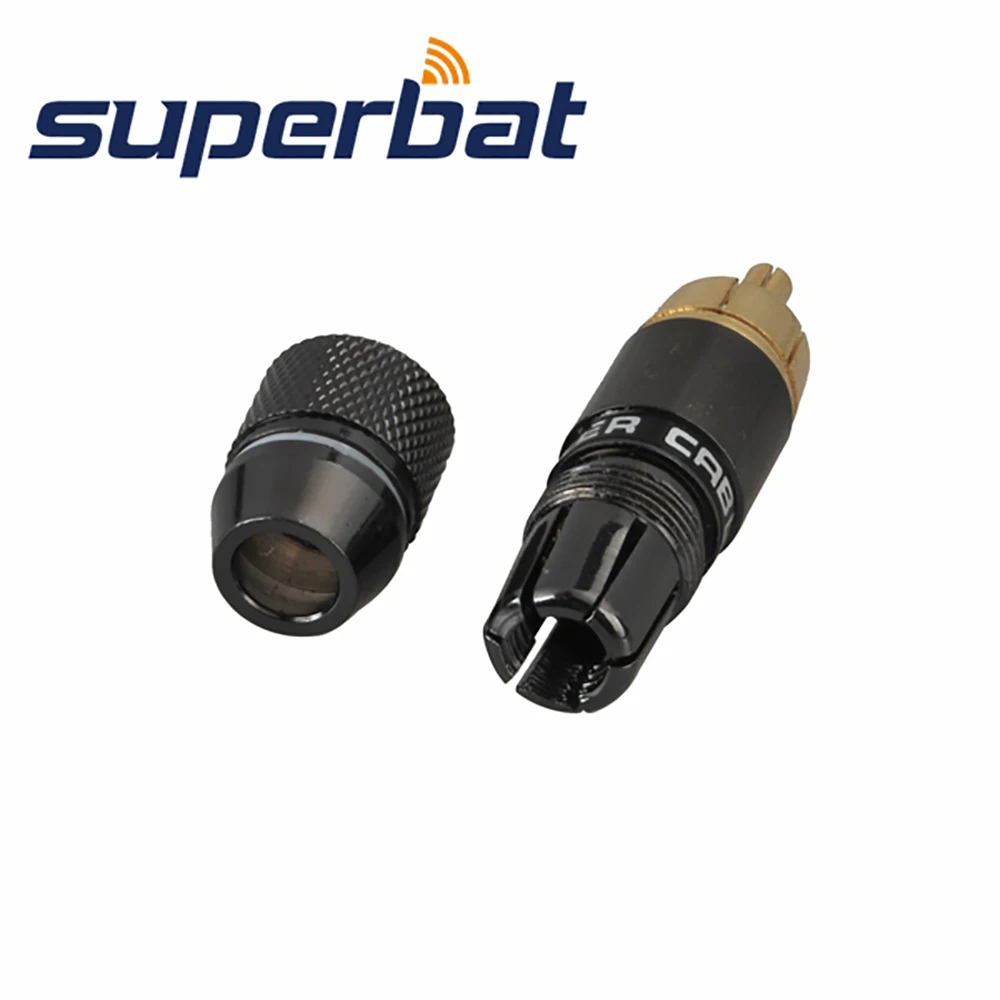 Прямой зажим Superbat RCA серый разъем для кабеля 50-5 RF коаксиальный | Мобильные