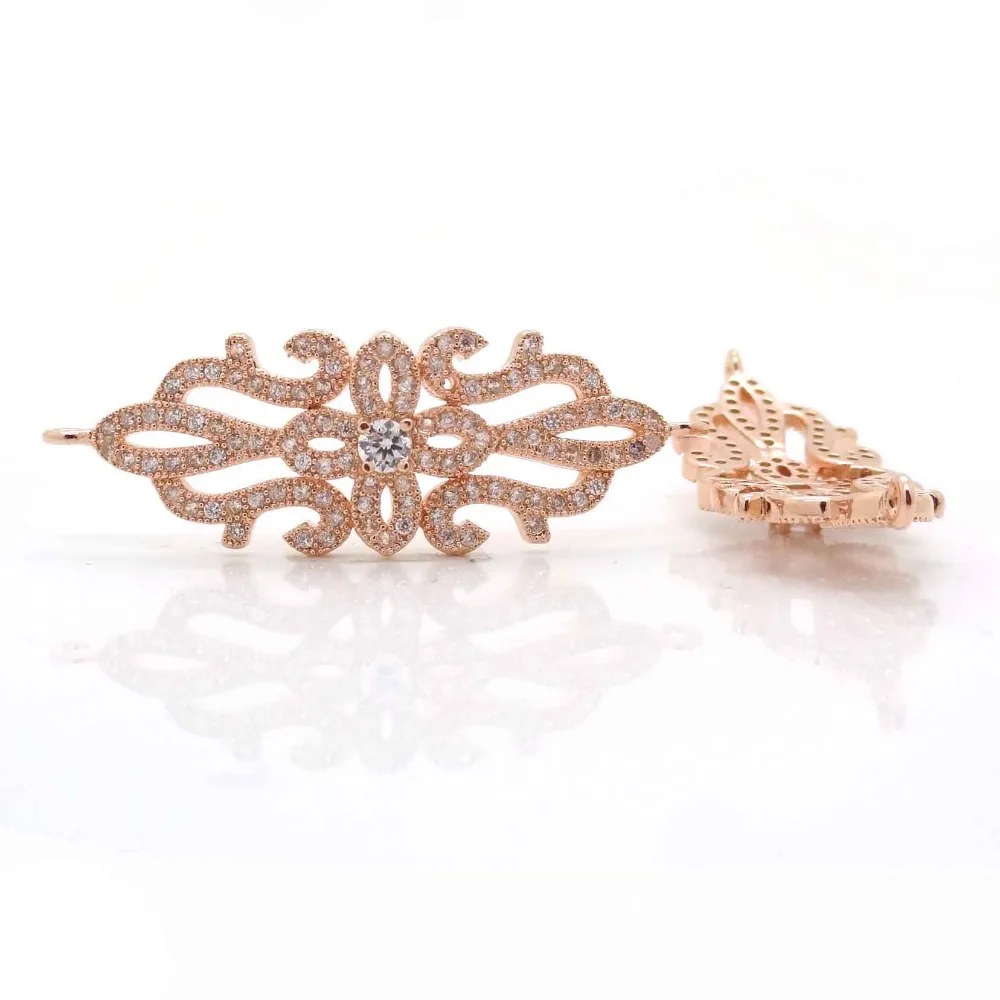 Новые Подвески полые филигранные цветочные ювелирные изделия фурнитура