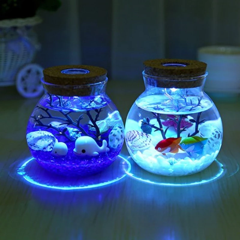 DIY вечерние украшения на день рождения Детские миниатюрные светодиодные