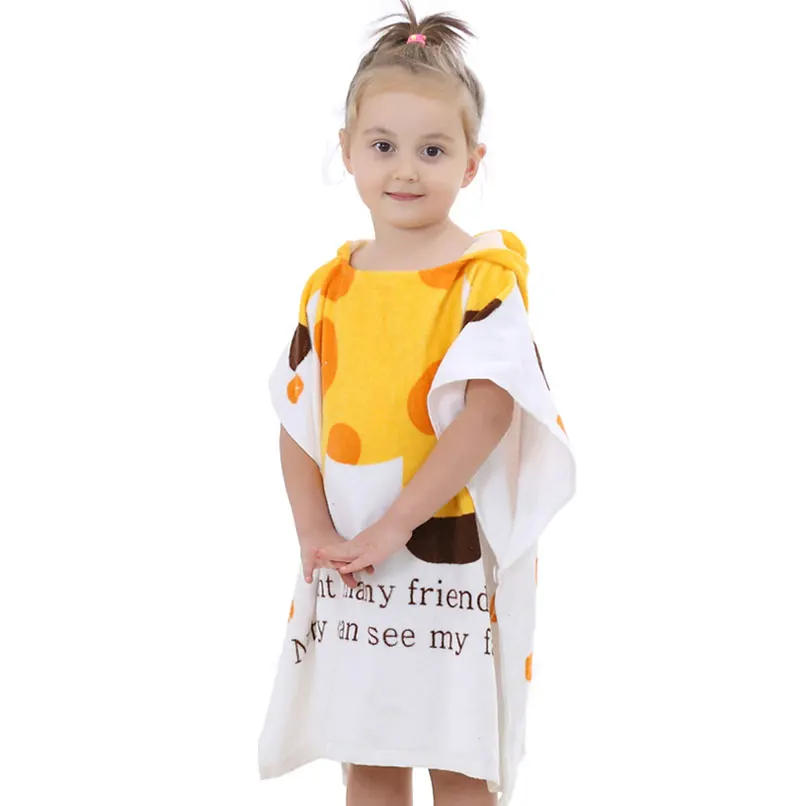 Длинные jurk meisje Robe Mariage Enfant Vetement FILLE банное полотенце накидка в виде животных