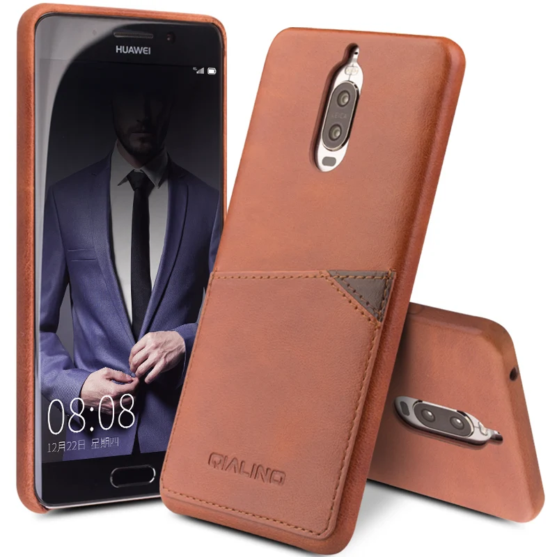 QIALINO Роскошный чехол для Huawei Ascend Mate 9 Pro Модный телефона из натуральной кожи