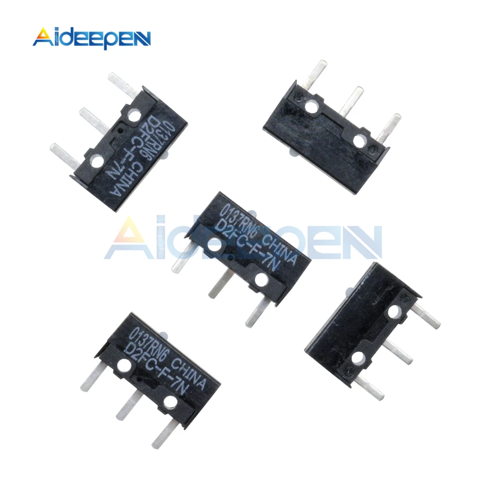 

20Pcs Mouse Micro Switch D2FC-F-7N Mouse Button Fretting D2FC-E-7N D2FC
