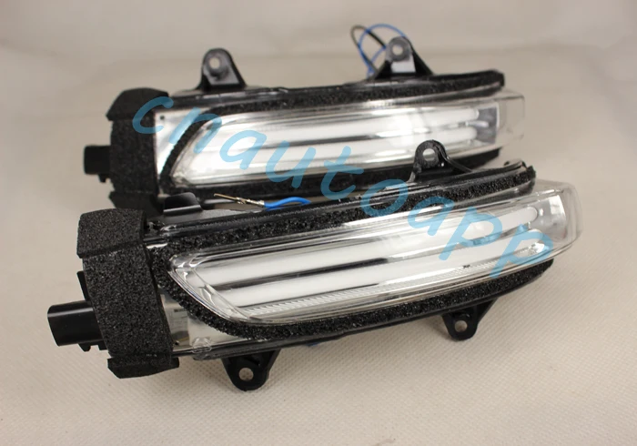 Зеркало заднего вида для автомобиля светодиодный светильник с поворотными