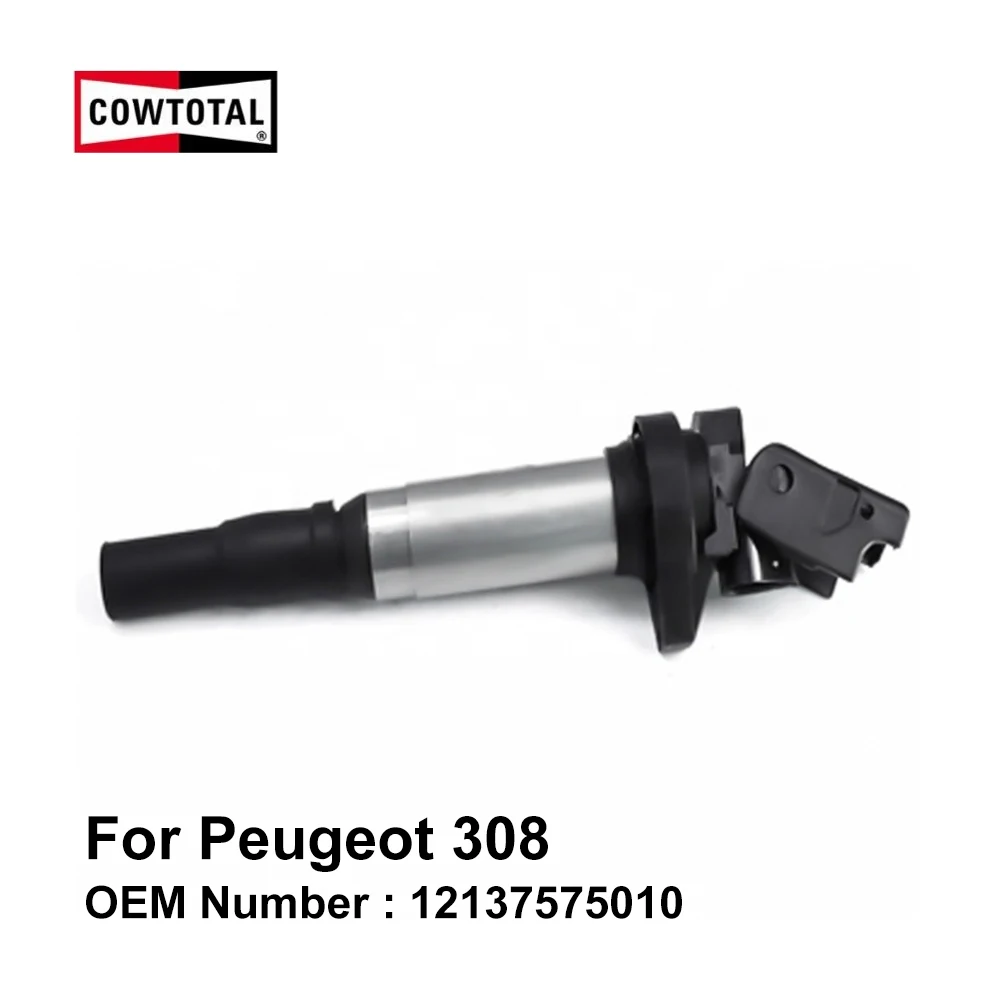 Cowtose Катушка зажигания для Peugeot 308 Код двигателя 5F06 5FT EP6CDT 1 6 T OEM 12137575010 (упаковка из