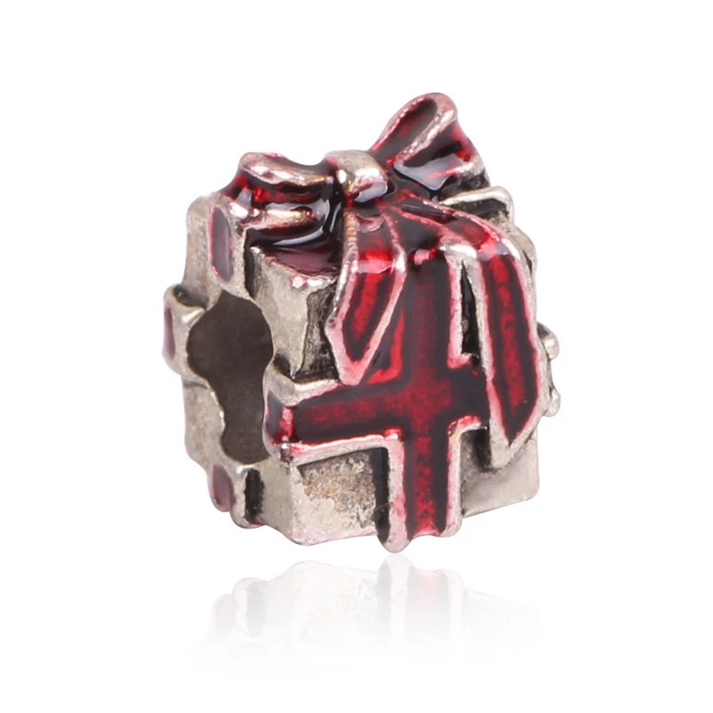 C223 Dodocharms бисер Подходит Pandora прекрасный подарок для девочки Микки серебряный цвет четырехлистный клевер кулон подарок мишка - Цвет: C223