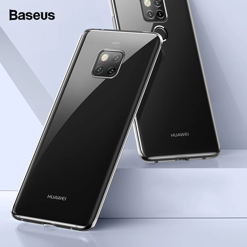 Прозрачный чехол Baseus для huawei mate 20 Pro Coques Ультратонкий Мягкий ТПУ силиконовый чехол s защитная задняя крышка для huawei mate 20