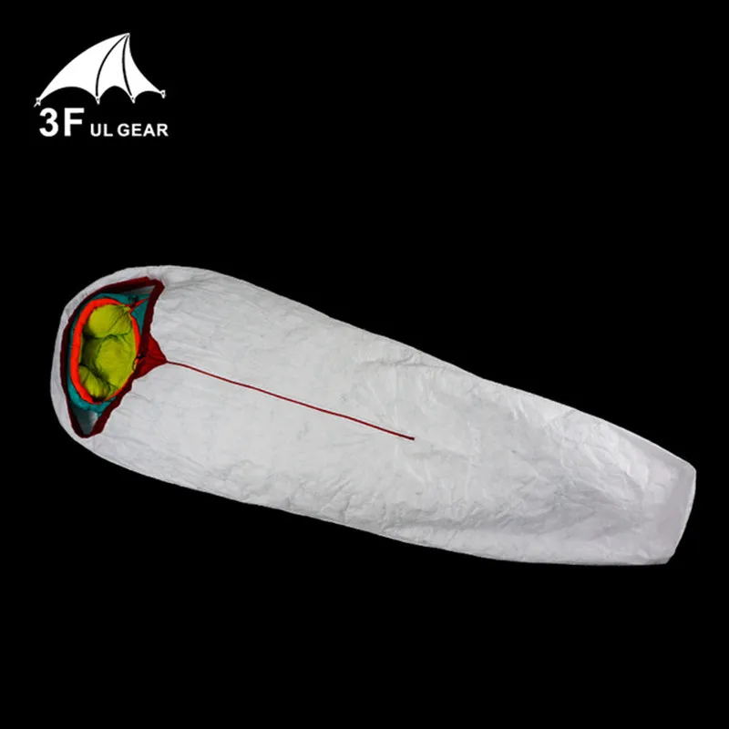 3f ul gear Tyvek спальный мешок крышка лайнер водонепроницаемый Bivy мешок водонепроницаемый Проветриваемый - Цвет: with head cover