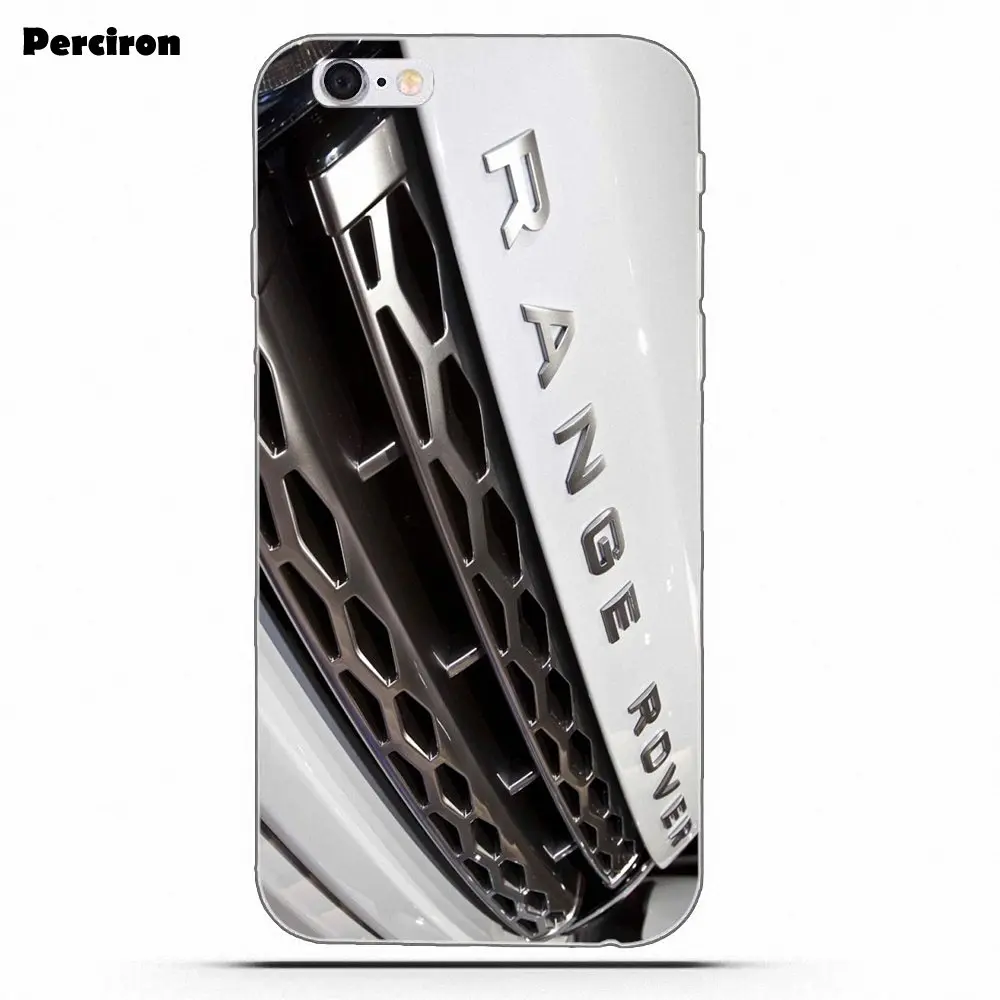 as picture Для белого Range Rover Grill Cool Car для iPhone X 4 4S 5 5C SE 6 6 S 7 8 Plus Galaxy S5 S6 S7 S8 Grand Core II Prime Alpha - Цвет: as picture