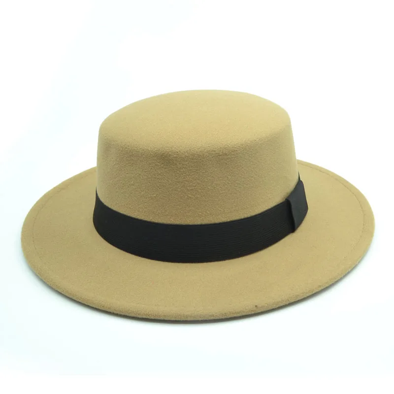 Модная мужская кепка fedoras wo Мужская модная джазовая шляпа лето весна черная Шерстяная Смесь Кепка Уличная Повседневная круглая Кепка s Bowler шапки