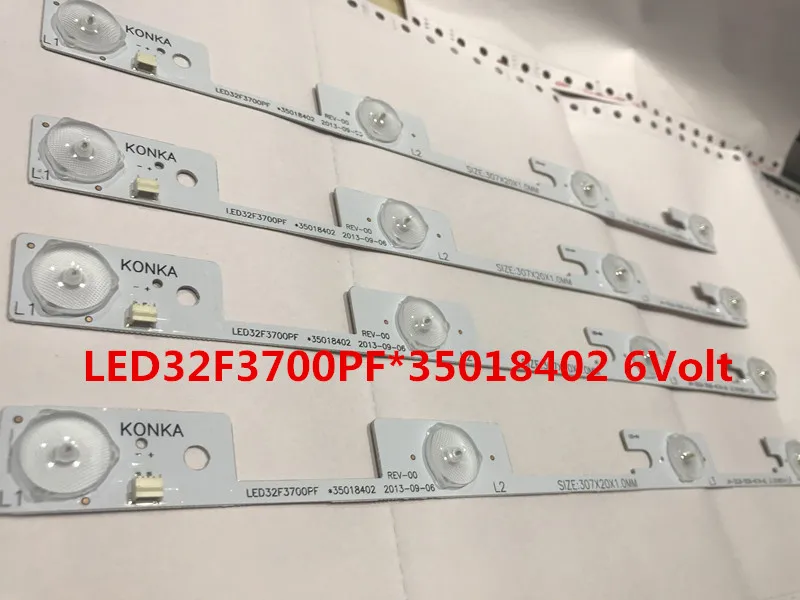 Новая и оригинальная Светодиодная лента для подсветки Konka LED32F3700PF 4 шт./лот 35018402 6