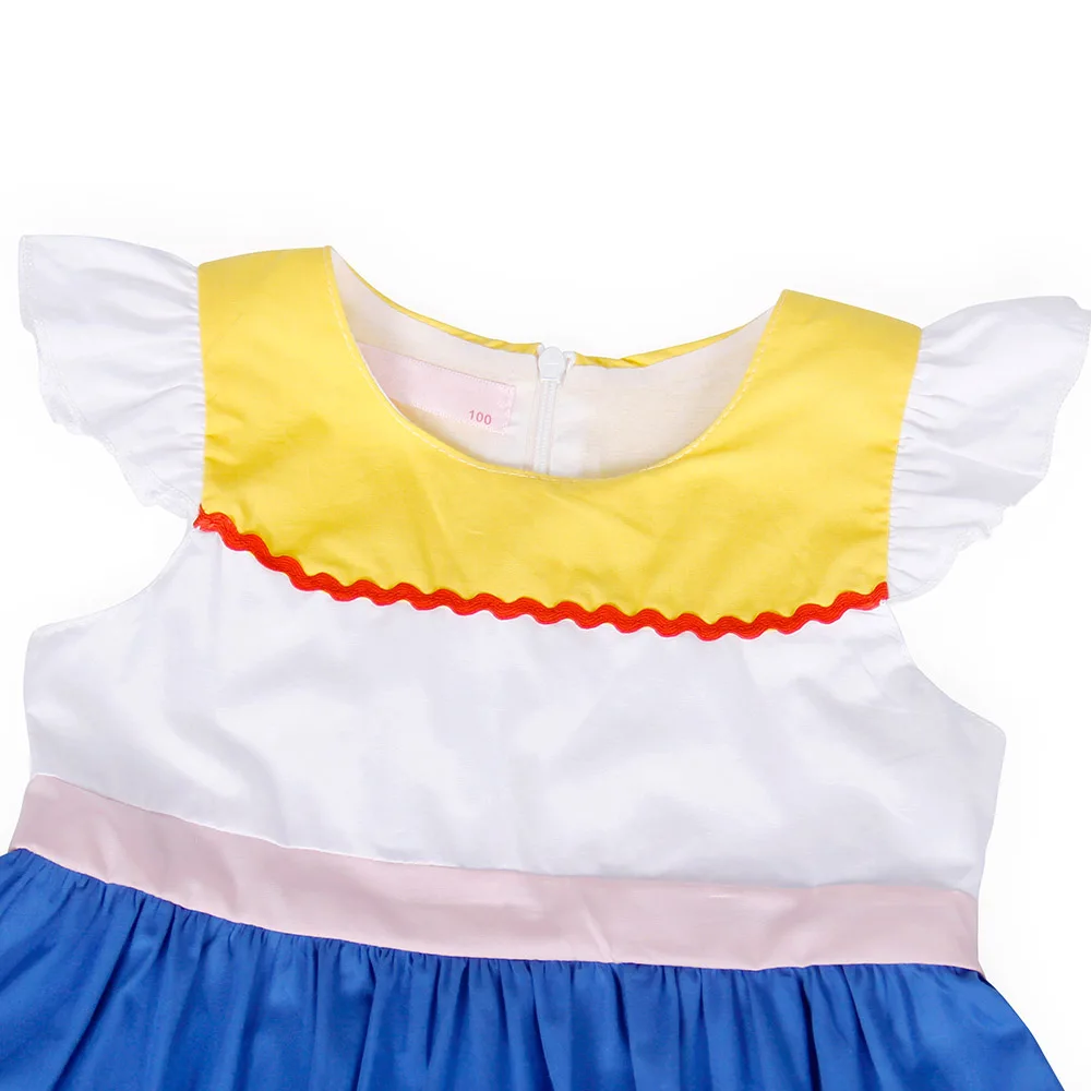 AmzBarley Jessie/костюм из 4 предметов платье для девочек коровьей кожи праздничный