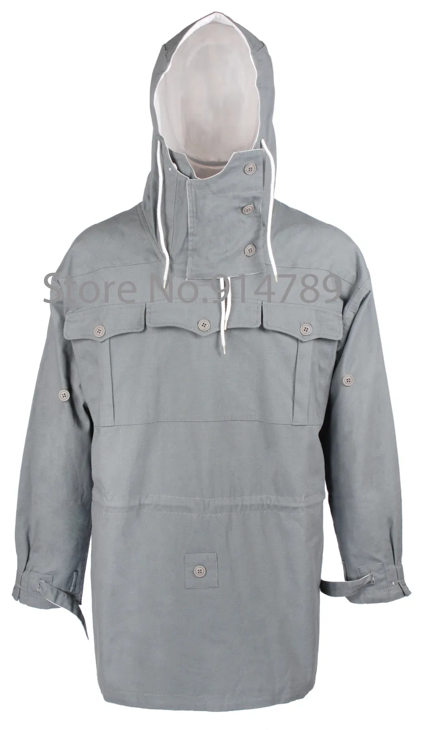 

Немецкая мышь Второй мировой войны, серый и белый Реверсивный SMOCK -32472