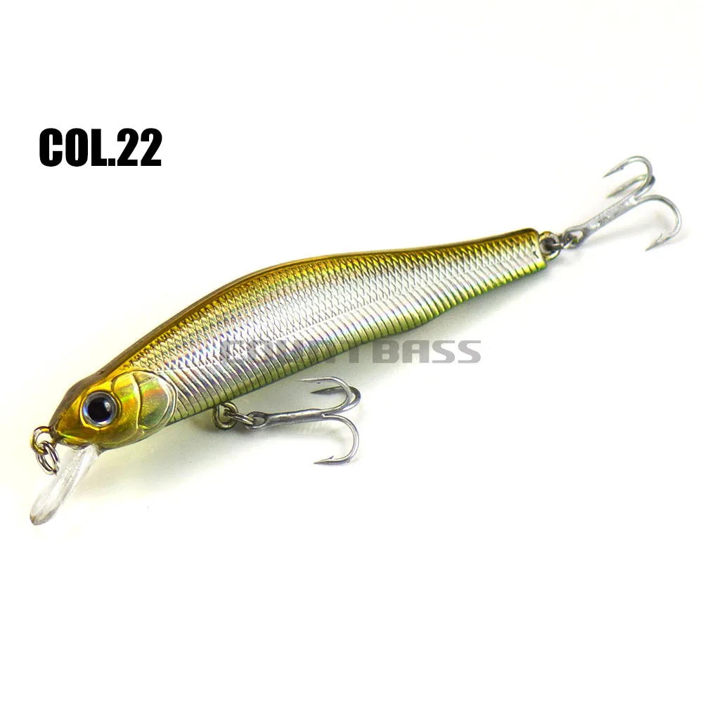 1 шт. Minnow AM052 82 мм 8,4 г магнит вспомогательный вес, жесткие пластиковые рыболовные приманки, воблеры, заглушки Hardbaits - Цвет: Col 22