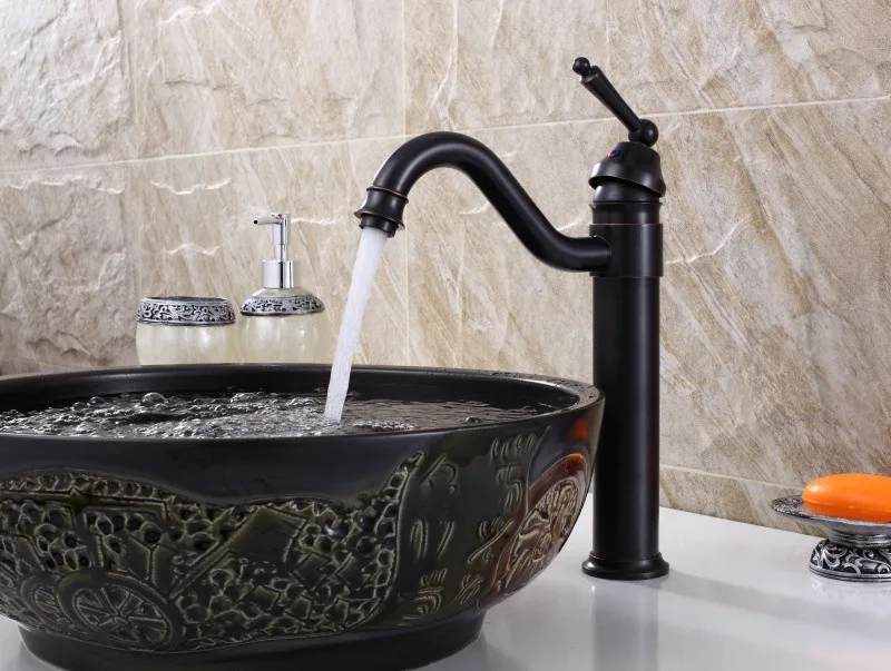 Уникальный стиль шар латунь бассейна раковина кран смесители для ванной комнаты