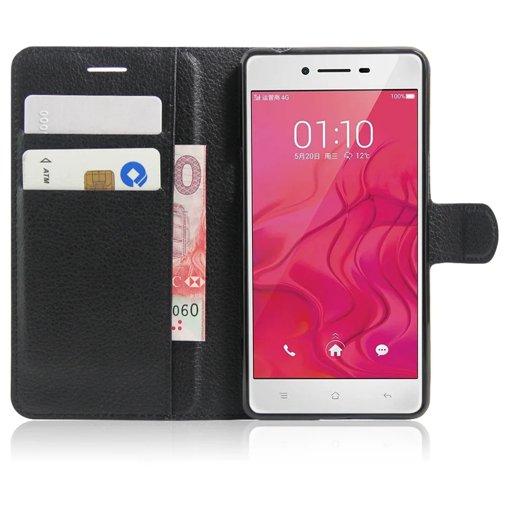 Чехол-книжка из искусственной кожи для OPPO R7 чехол-кошелек с откидной крышкой