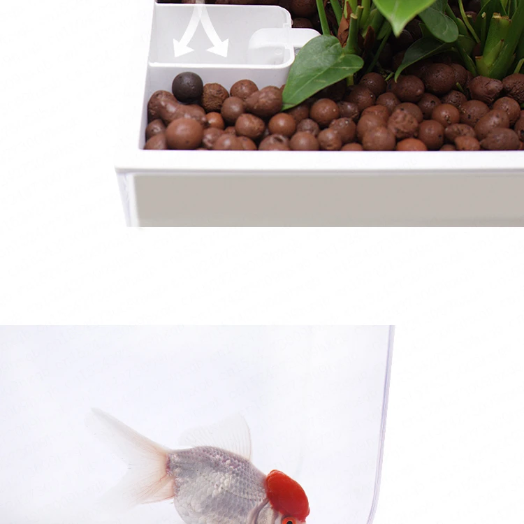 Ультрапрозрачная пластиковая аквариумная рыбка Betta, настольная аквариумная рыбка AquaView, экологический аквариум для украшения помещений