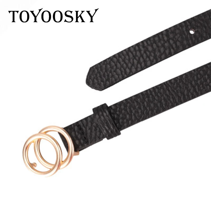 TOYOOSKY новый дизайнерский женский ремень с золотой пряжкой поясные ремни для