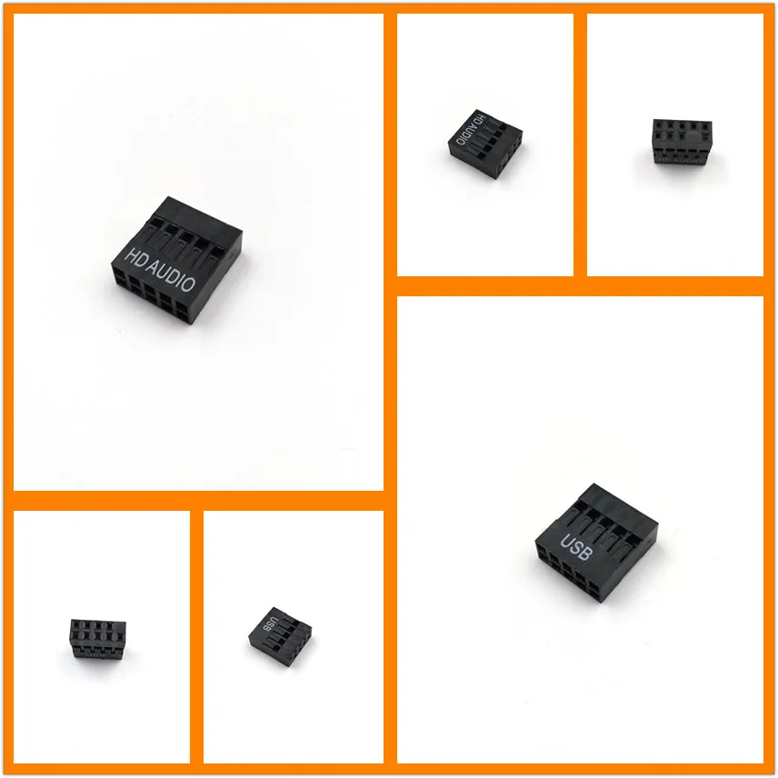 Материнская плата с шагом 2 54 мм и разъемом USB или HD AUDIO Female X 5Pin|Компьютерные кабели