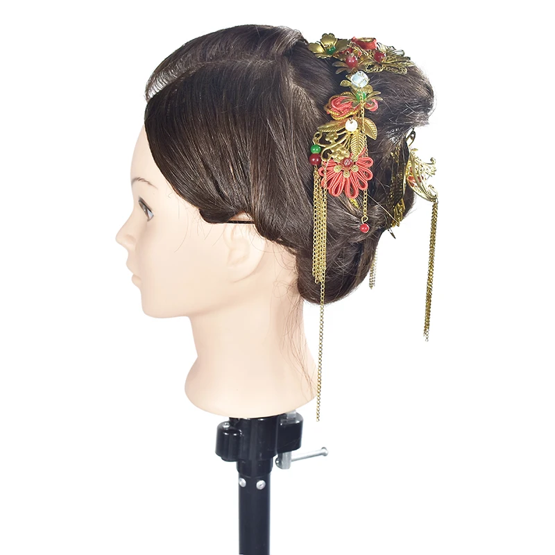 BoLi тренировочная голова Парикмахерская 100% натуральные человеческие волосы