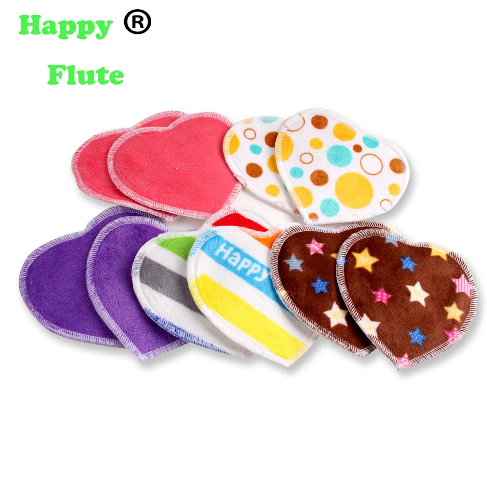 HappyFlute mama текстильная салфетка Сердце Стиль minky бамбуковые прокладки для грудного