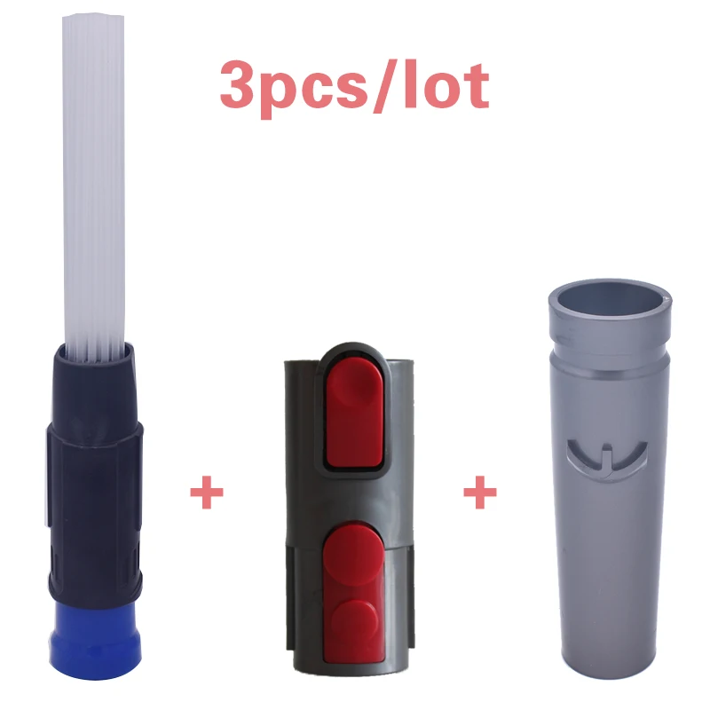 

3 pieces for Dyson V8 V10 V6 DC35 DC61 DC62 vacuum cleaner dust multi-purpose cleaning tool brush nozzle adapter kit tool