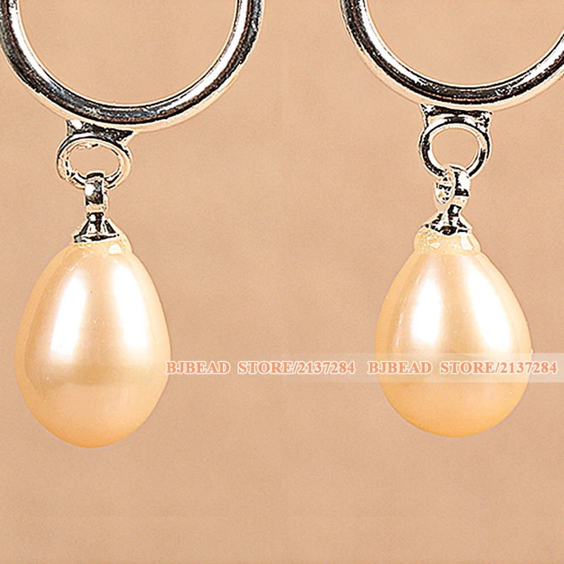 Специальный дизайн хит продаж серьги из натурального розового пресноводного