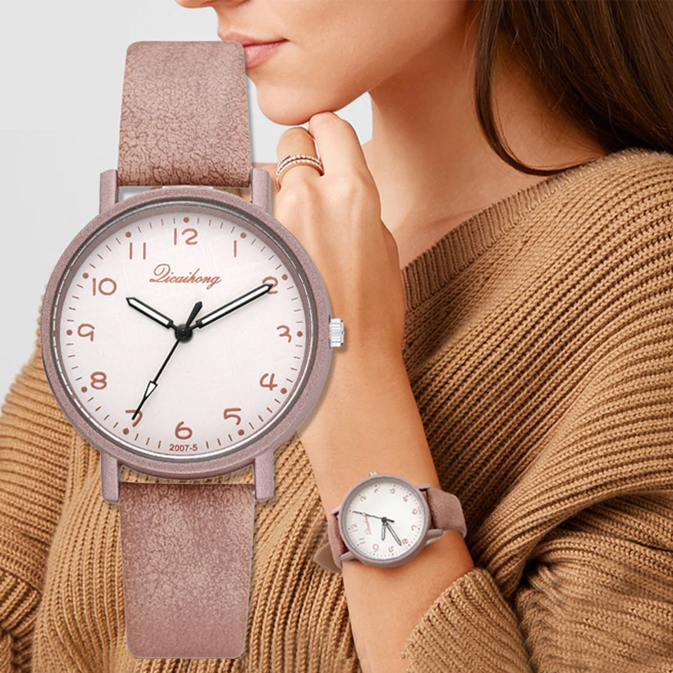 2018 женские часы модные кожаные Наручные Mujer Bayan Kol Saati Montre Feminino|Женские наручные