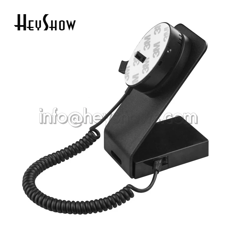 

10 Pcs L shape Metal Mobile Phone Security Stand Cellphone Anti-theft Display Alarm iPhone Burglar Alarm System For Retail Shop