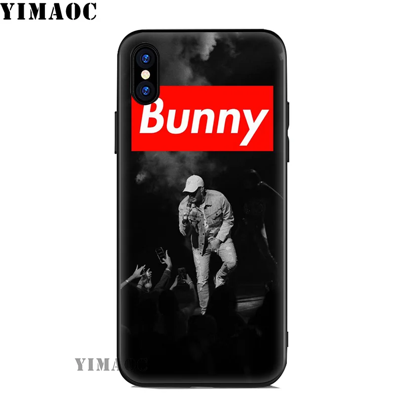 Мягкий силиконовый чехол YIMAOC Bad Bunny для iPhone 11 Pro Xr Xs Max X или 10 8 7 6 6S Plus 5 5S SE |