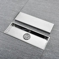 300 110mm Floor Drain 304 Solid Stainless Steel Anti-Odor Bathroom Invisible Shower Floor Drain Deodorization Free Shipping
