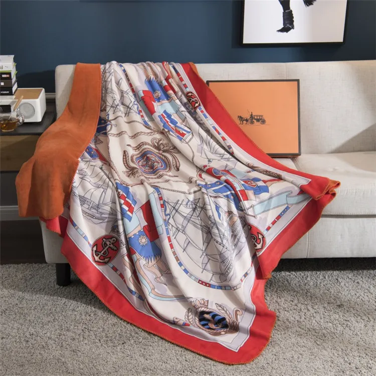 H Blanket Weighted Plaid Decorations For Home Winter Chunky Knit Blankets Fleece Adult Children Travel Office | Дом и сад