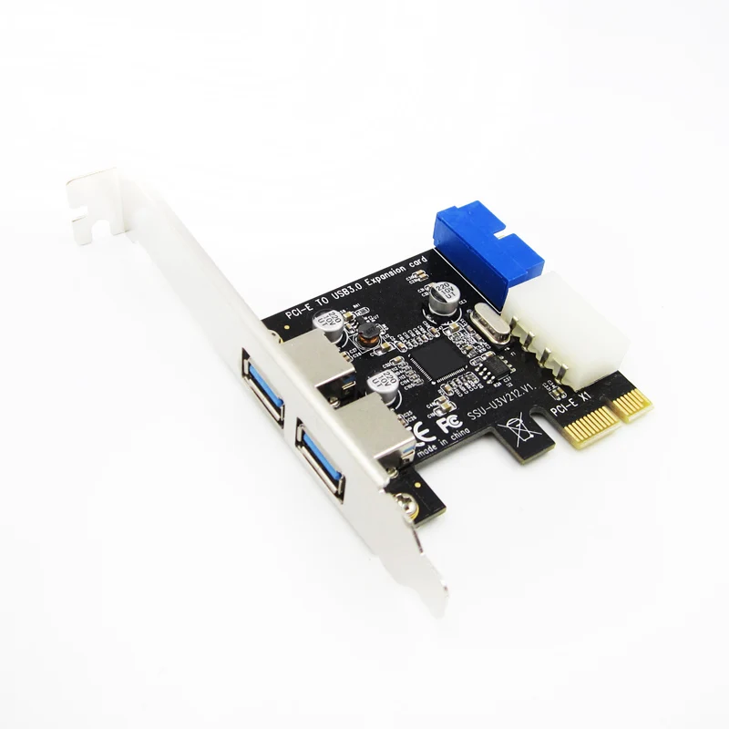 Супер Скорость USB 3 0 PCI-E 2 Порты и разъёмы PCI Express карты расширения 19-Pin Мощность